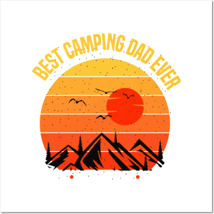 Best camping dad ever Posters and Art